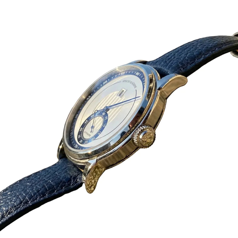 Pulseira de couro nobre e caixa em aço inoxidável 316L - relógio para homem sofisticado e resistente